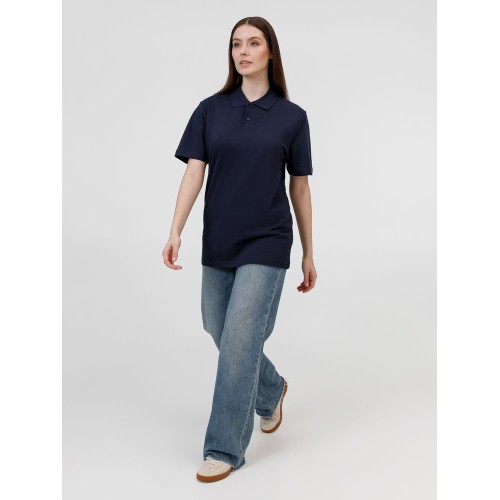 Рубашка поло унисекс Pulse, кобальт (темно-синяя)