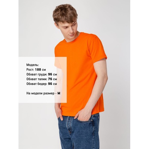 Футболка унисекс T-Bolka 160, оранжевая
