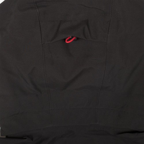 Куртка софтшелл мужская Patrol, черная с красным