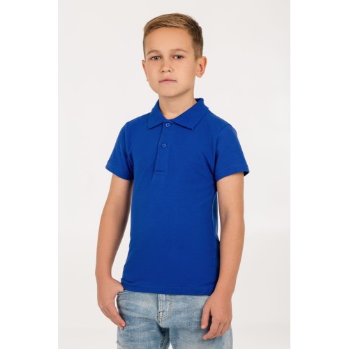 Рубашка поло детская Virma Kids, ярко-синяя