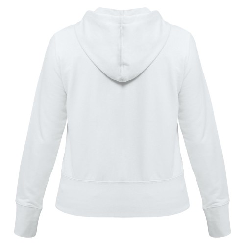 Толстовка женская Hooded Full Zip белая