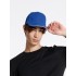 Бейсболка Classic, ярко-синяя с белым кантом