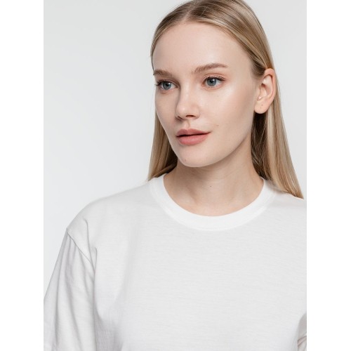 Футболка унисекс T-Bolka 160, белая (теплый оттенок)