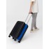 Чемодан Platta, черный с синим