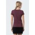 Футболка женская Regent Fit Women, бордовый меланж