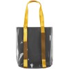 Шопер Clear Fest, прозрачный серый с желтыми ручками Шопер Clear Fest, прозрачный серый с желтыми ручками