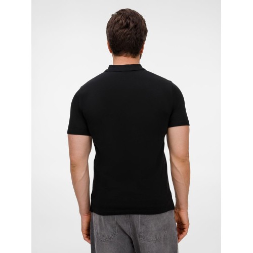 Рубашка поло унисекс Tervise, черная