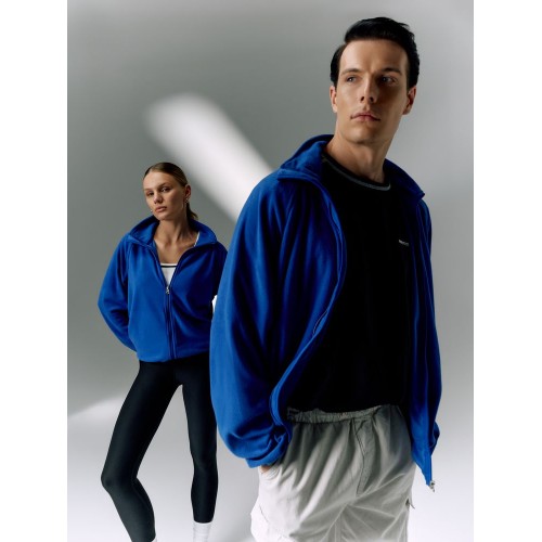 Куртка флисовая унисекс Fliska, ярко-синяя