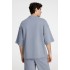Футболка оверсайз унисекс T9, серая