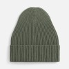 Шапка Catch Match без помпона, зеленая (полынь)