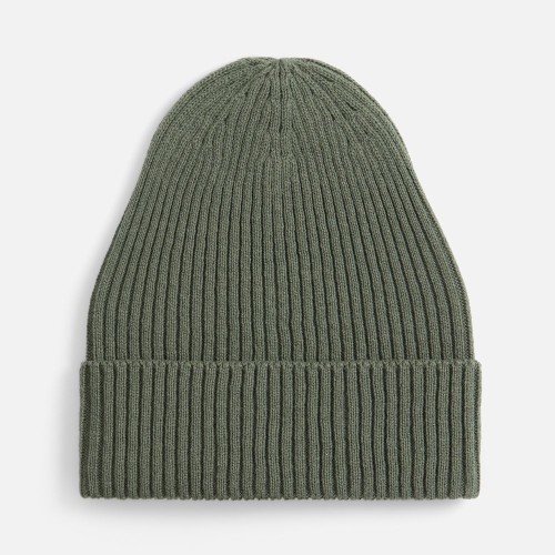 Шапка Catch Match без помпона, зеленая (полынь)