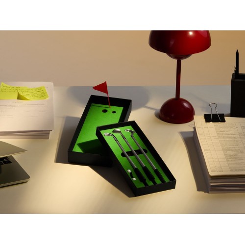 Настольный мини-гольф Golfink, черный с зеленым яблоком