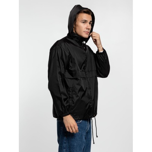 Ветровка из нейлона Surf 210, черная