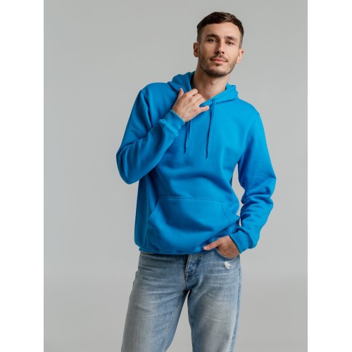 Толстовка с капюшоном Snake II бирюзовая