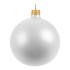 Елочный шар Gala Matt в коробке, 8,5 см, белый