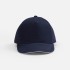 Бейсболка Classic 2.0, темно-синяя с белым кантом