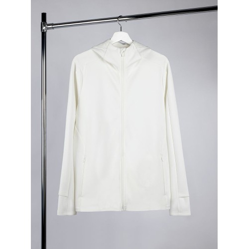 Куртка с капюшоном унисекс Begi, молочно-белая