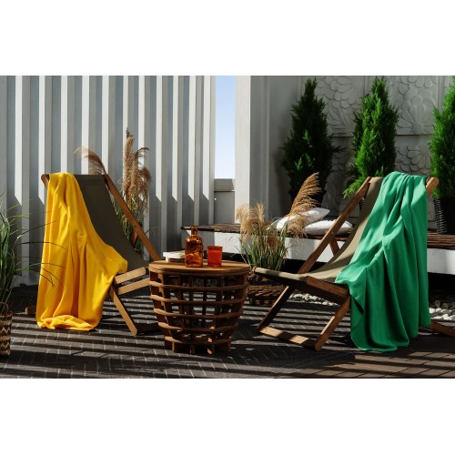 Флисовый плед Warm&Peace, зеленый