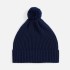 Шапка Catch Match с помпоном, темно-синяя
