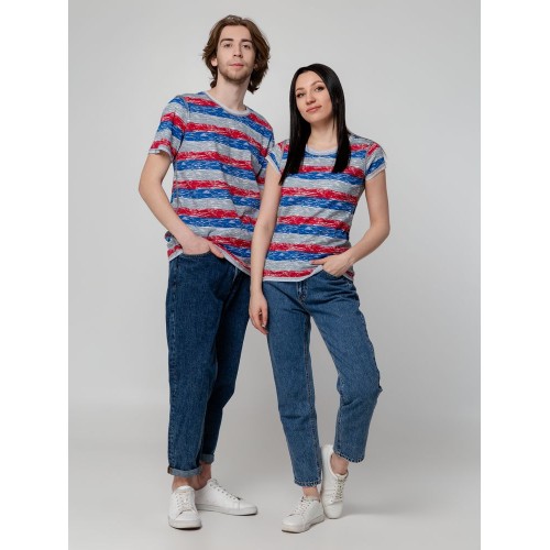 Футболка мужская Rayet двусторонняя, красная с синим