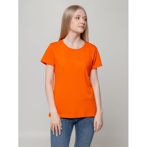 Футболка женская T-bolka Lady, оранжевая