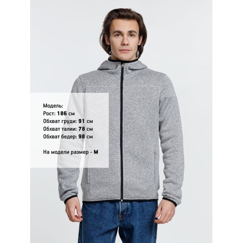 Куртка с капюшоном унисекс Gotland, серая