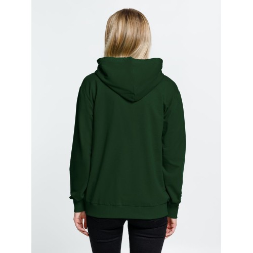 Толстовка на молнии с капюшоном Siverga 2.0, темно-зеленая