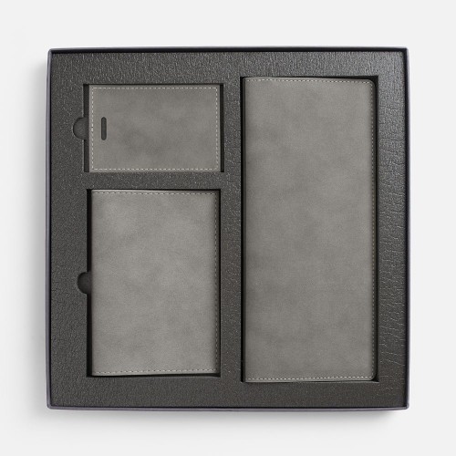 Набор Nubuk Trio, серый