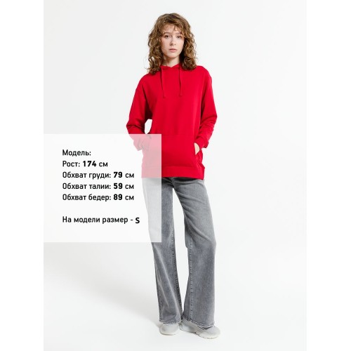Худи унисекс Westray, красное