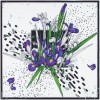 Платок шелковый Delicate, ирисы Платок шелковый Delicate, ирисы