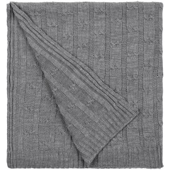 Плед Trenza, серый