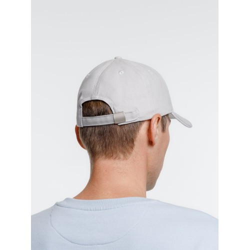 Бейсболка Spiker, серая с белым