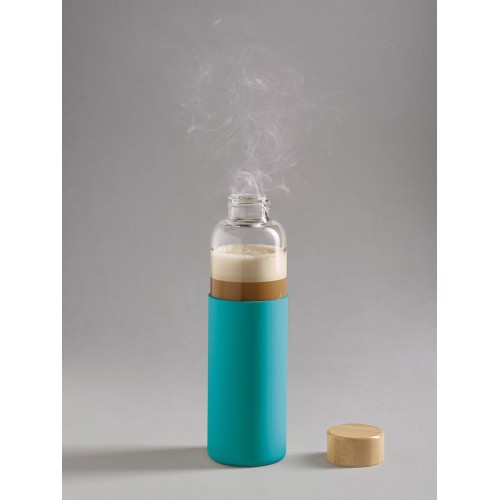 Бутылка для воды Dakar, прозрачная с бирюзовым