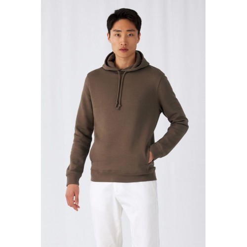 Толстовка с капюшоном унисекс BNC Inspire (Organic), серый меланж