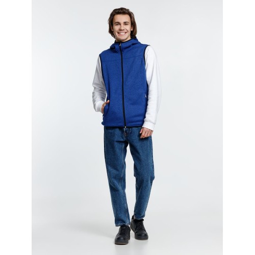 Жилет с капюшоном унисекс Gotland, синий