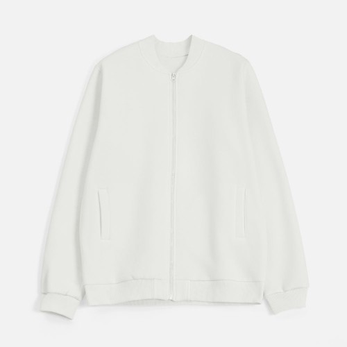 Бомбер унисекс Estado, молочно-белый