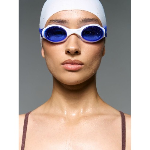 Очки для плавания Swimatic, синие с белым
