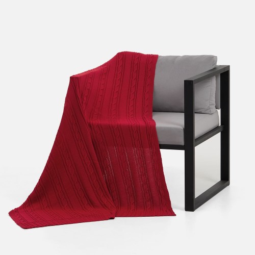 Плед Remitti, красный