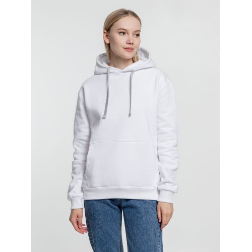 Толстовка с капюшоном Kirenga Heavy, белая (белоснежная)