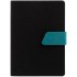 Ежедневник Boom, недатированный, черный с бирюзовым