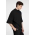 Футболка оверсайз унисекс T9, черная