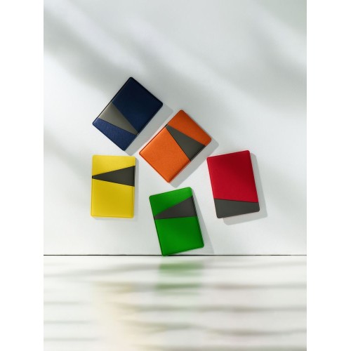 Картхолдер Dual, серо-красный