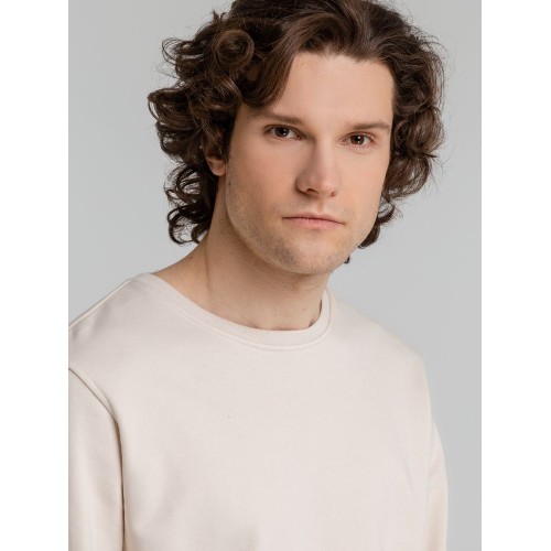 Свитшот унисекс BNC Inspire (Organic), молочно-белый