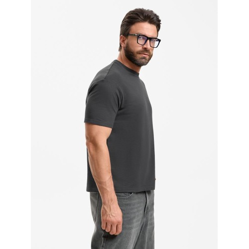 Футболка унисекс Durington, темно-серая (графит)