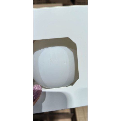 Оформительский шар Finery, 8 см, матовый белый