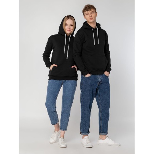 Толстовка с капюшоном Unit Kirenga Heavy, черная