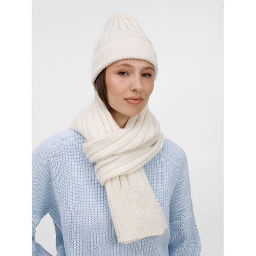 Шапка Bellish, белая (ванильная)