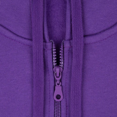 Толстовка на молнии с капюшоном Siverga Heavy 2.0, фиолетовая
