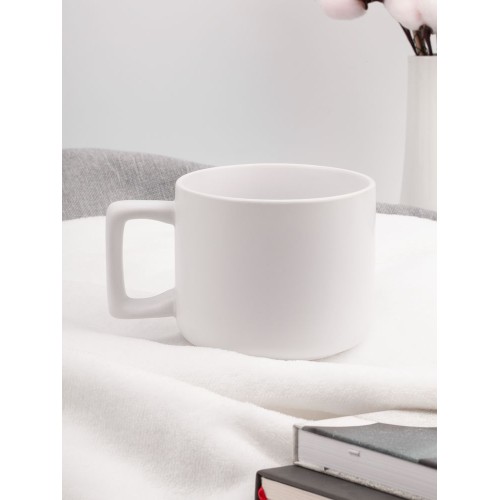 Чашка Jumbo в коробке матовая, белая