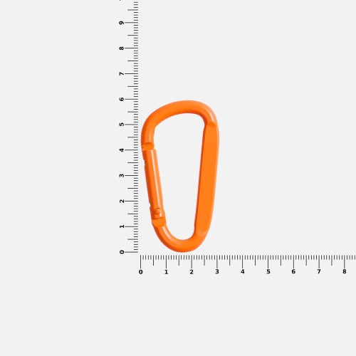 Карабин Raby, оранжевый неон